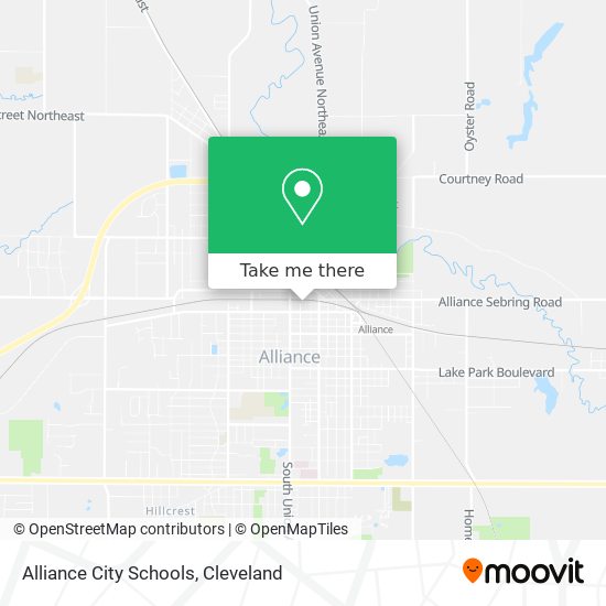 Mapa de Alliance City Schools