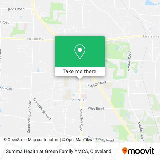 Summa Health at Green Family YMCA map