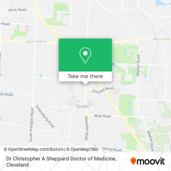 Mapa de Dr Christopher A Sheppard Doctor of Medicine