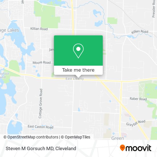Steven M Gorsuch MD map