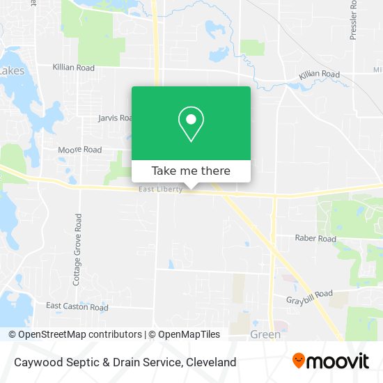 Caywood Septic & Drain Service map