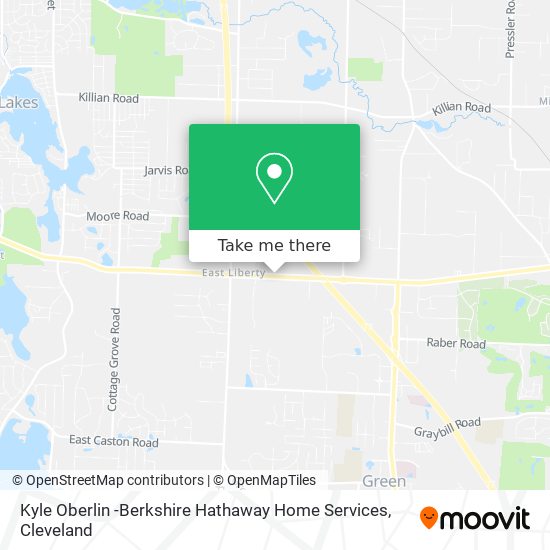 Kyle Oberlin -Berkshire Hathaway Home Services map