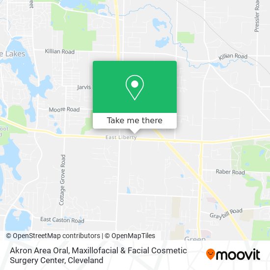 Akron Area Oral, Maxillofacial & Facial Cosmetic Surgery Center map