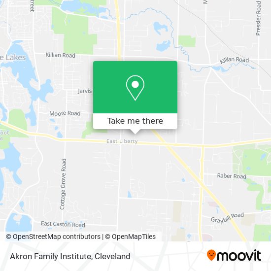 Akron Family Institute map