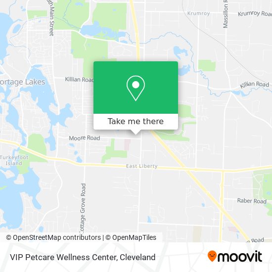 Mapa de VIP Petcare Wellness Center