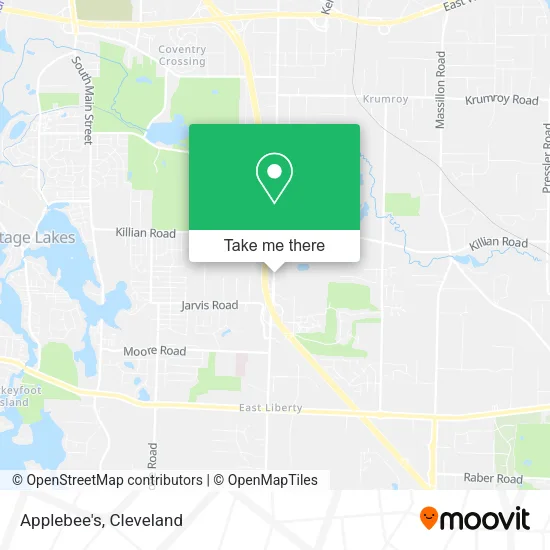 Applebee's map