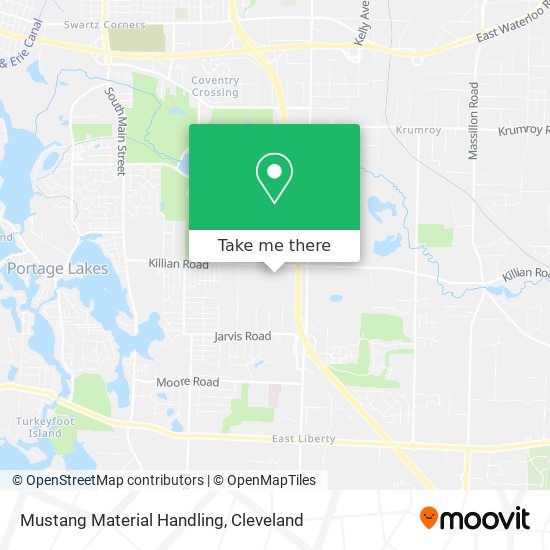 Mapa de Mustang Material Handling