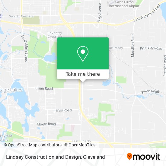 Mapa de Lindsey Construction and Design
