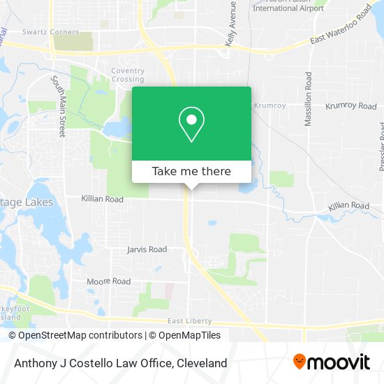 Anthony J Costello Law Office map