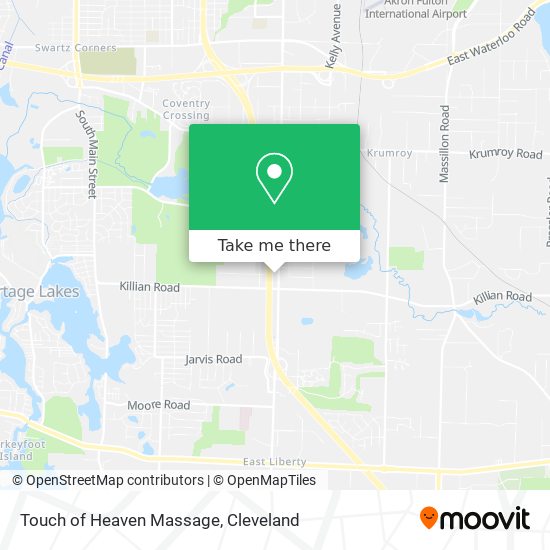 Touch of Heaven Massage map