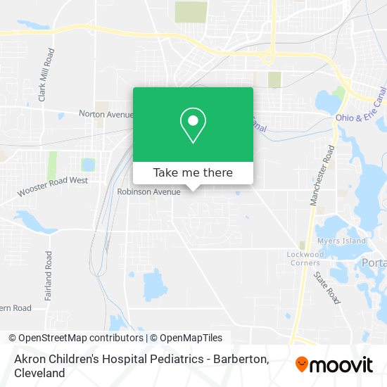 Akron Children's Hospital Pediatrics - Barberton map