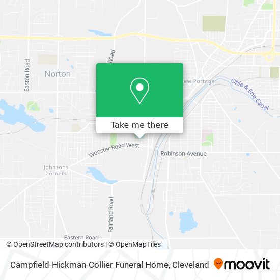 Campfield-Hickman-Collier Funeral Home map