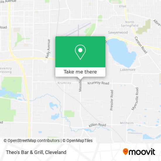 Mapa de Theo's Bar & Grill