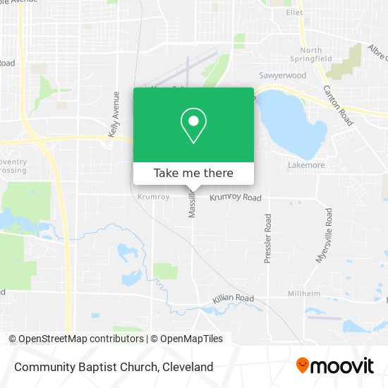 Community Baptist Church map