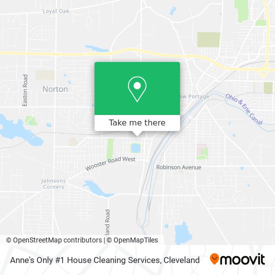 Anne's Only #1 House Cleaning Services map