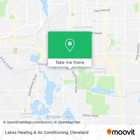 Lakes Heating & Air Conditioning map