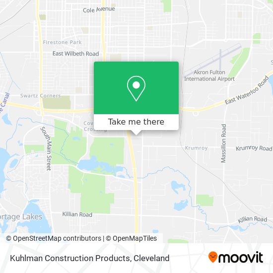Kuhlman Construction Products map