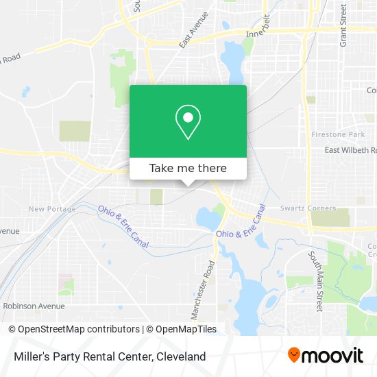 Mapa de Miller's Party Rental Center