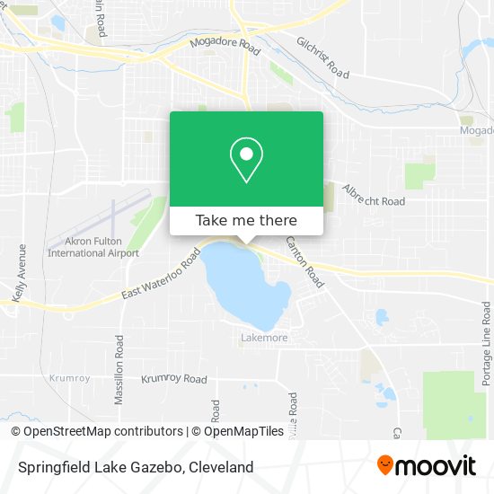 Springfield Lake Gazebo map