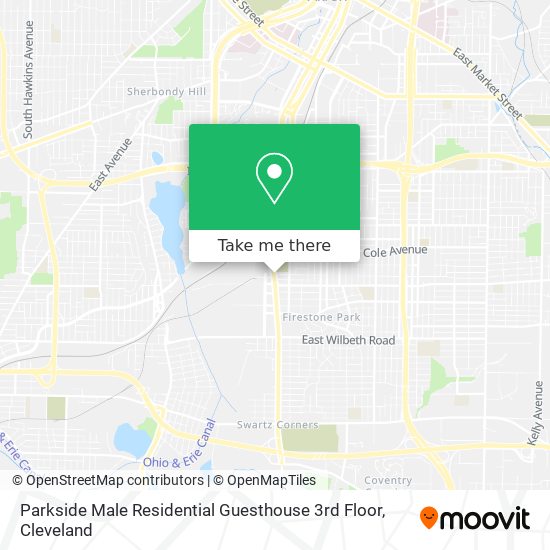 Mapa de Parkside Male Residential Guesthouse 3rd Floor