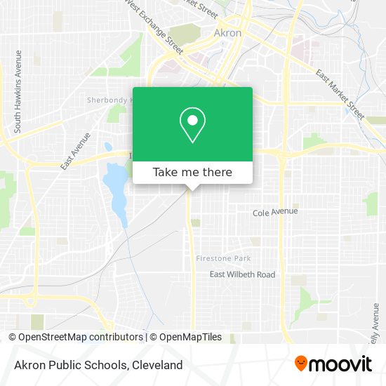 Akron Public Schools map