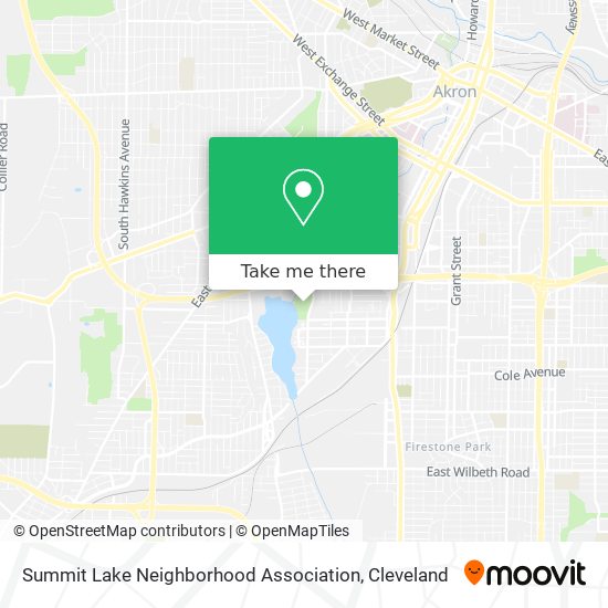 Summit Lake Neighborhood Association map