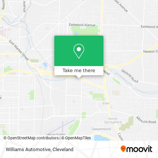 Williams Automotive map