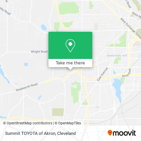 Mapa de Summit TOYOTA of Akron