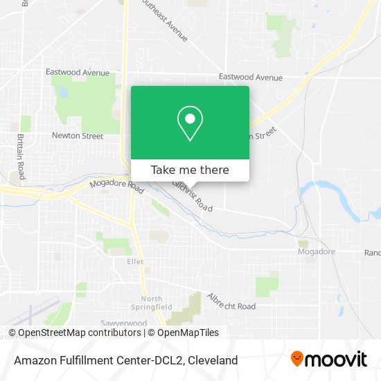 Mapa de Amazon Fulfillment Center-DCL2