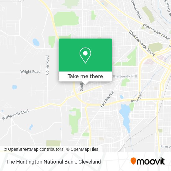 The Huntington National Bank map