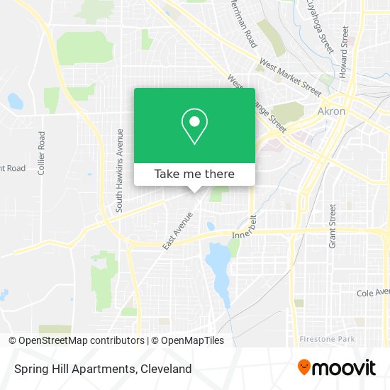 Spring Hill Apartments map