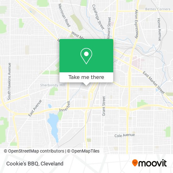 Mapa de Cookie's BBQ