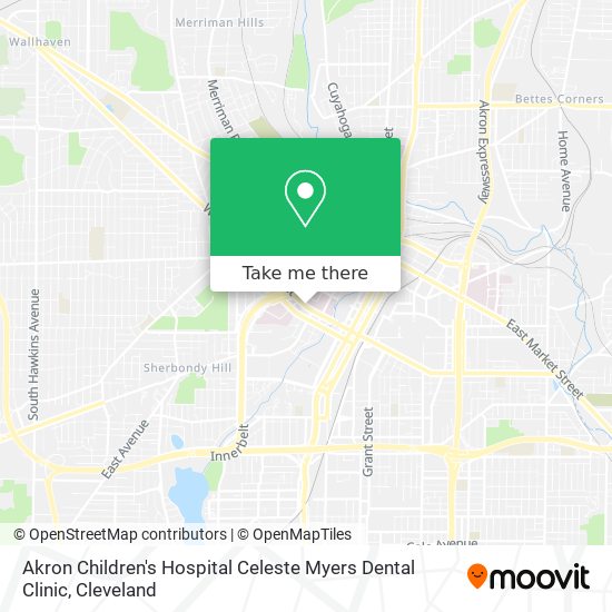 Akron Children's Hospital Celeste Myers Dental Clinic map