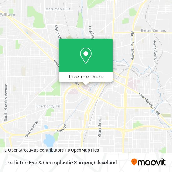 Pediatric Eye & Oculoplastic Surgery map