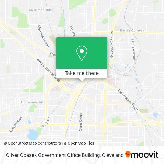 Mapa de Oliver Ocasek Government Office Building