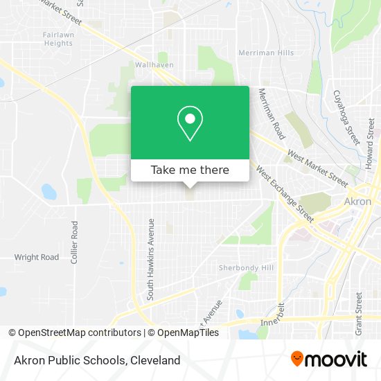 Akron Public Schools map