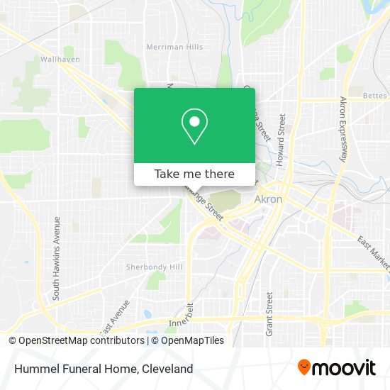 Hummel Funeral Home map