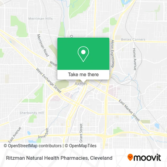 Ritzman Natural Health Pharmacies map