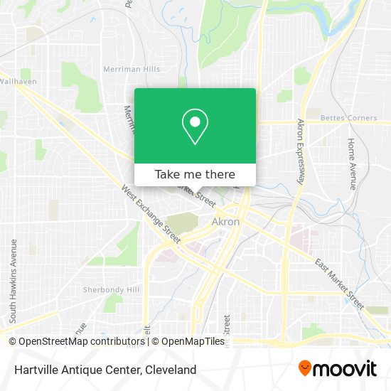 Hartville Antique Center map