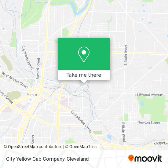 City Yellow Cab Company map