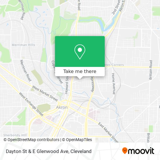 Dayton St & E Glenwood Ave map