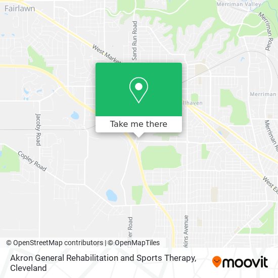 Akron General Rehabilitation and Sports Therapy map