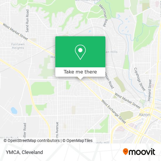 YMCA map