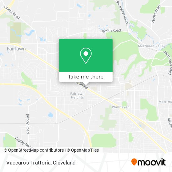 Vaccaro's Trattoria map