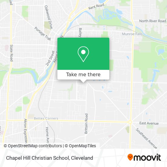 Chapel Hill Christian School map