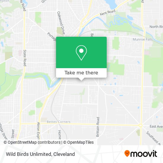 Wild Birds Unlimited map