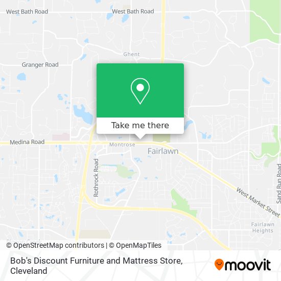 Mapa de Bob's Discount Furniture and Mattress Store