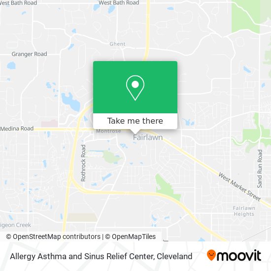 Mapa de Allergy Asthma and Sinus Relief Center