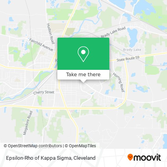 Epsilon-Rho of Kappa Sigma map