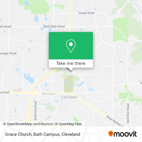 Mapa de Grace Church, Bath Campus